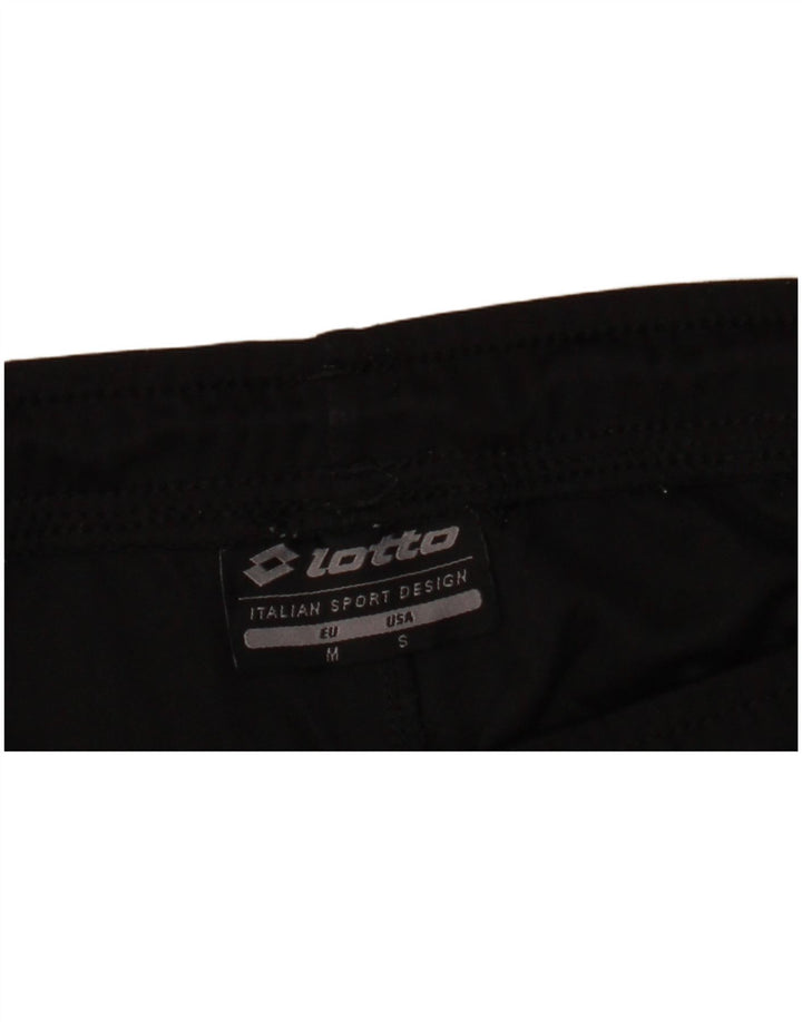 LOTTO Pantalones cortos deportivos para hombre mediano negro