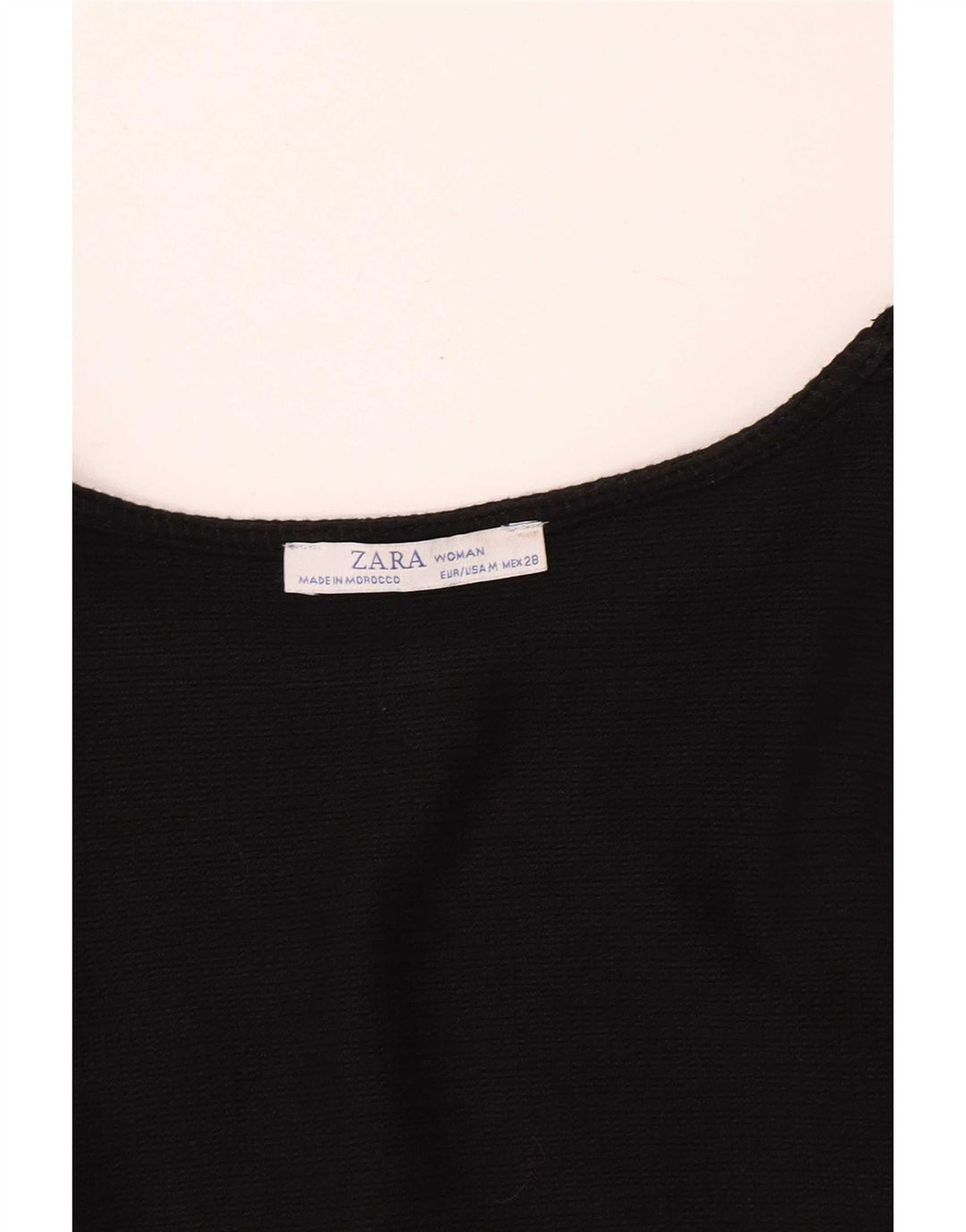 Zara Mujer Maxi Vestido De Manga Larga UK 42 Medium Black Check