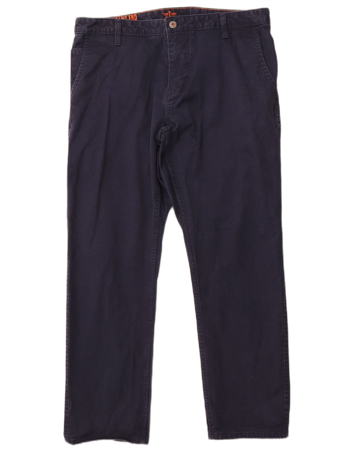 Dockers Pantalón chino recto para hombre W36 L30 Azul marino Algodón