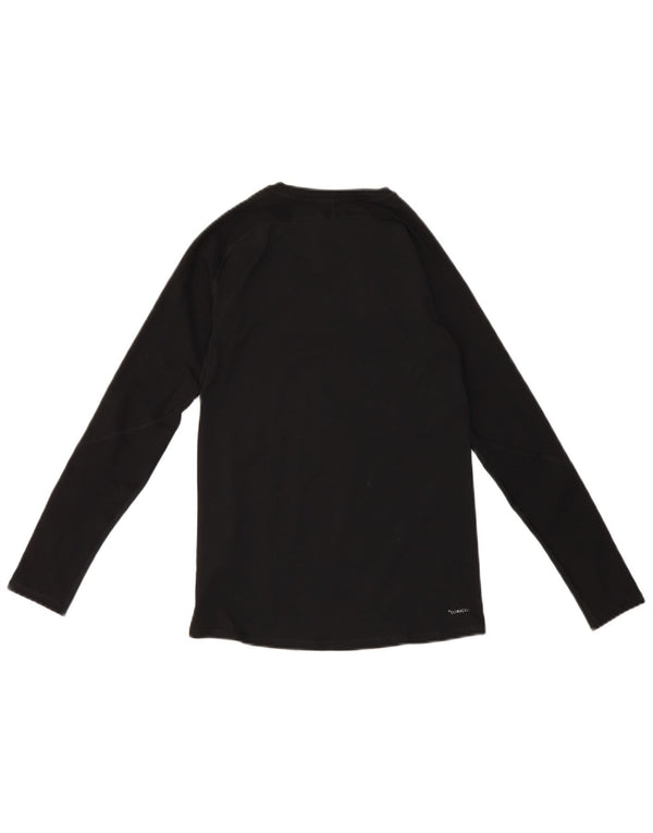 Adidas Boys Climacool Top Long Sleeve 13-14 Years Black Polyester