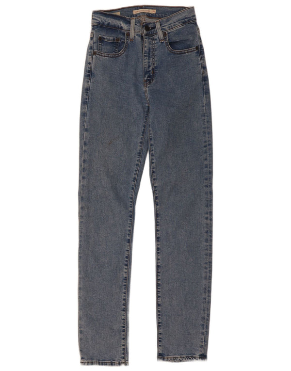 Levi's Mujer 724 Vaqueros Rectos De Tiro Alto W25 L30 Algodón Azul