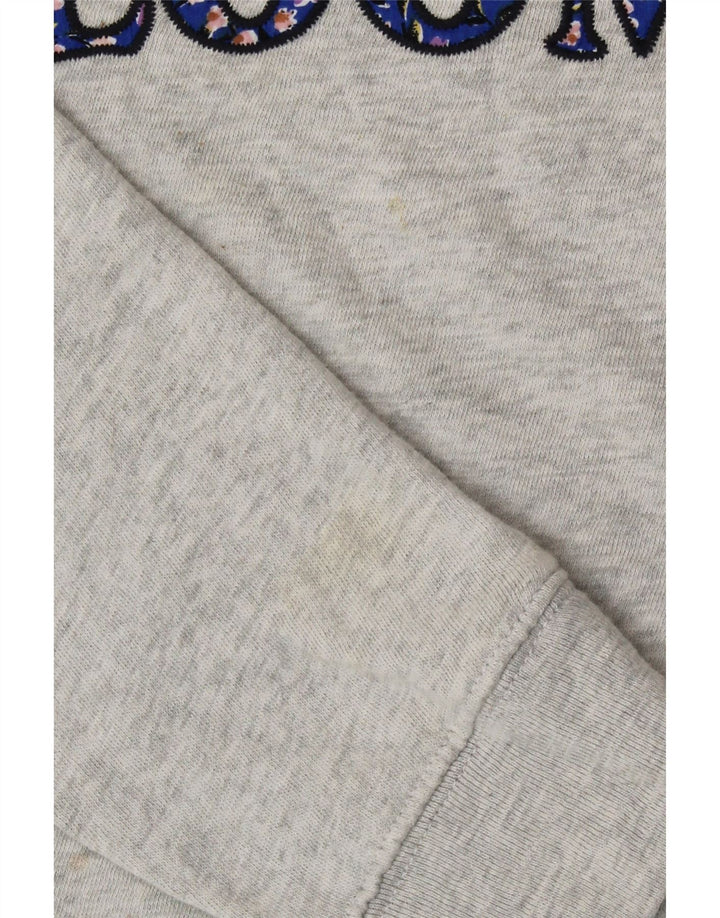 Marks & Spencer - Sudadera gráfica para mujer, talla 40, talla pequeña, color gris moteado