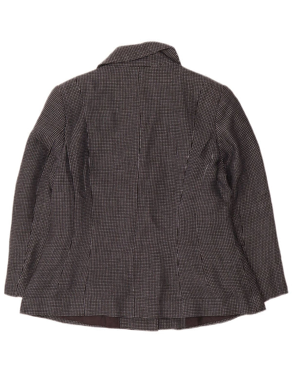 Marks & Spencer Chaqueta tipo blazer de 4 botones para mujer UK 44 Azul marino mediano