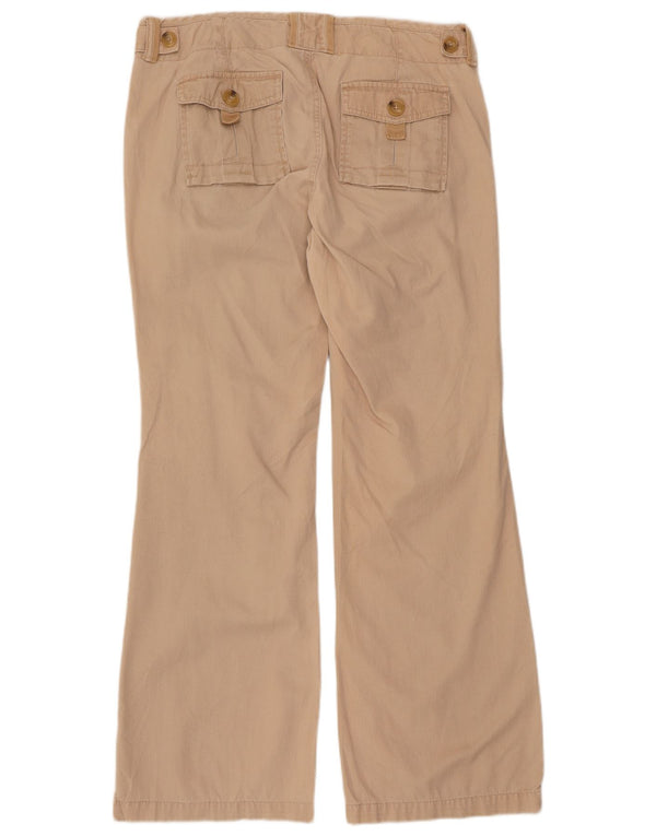 EDDIE BAUER Pantalones casuales para mujer Shaw Fit US 10 Large W36 L31 Beige