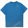 Nike Camiseta Dri Fit para hombre Top 2XL Poliéster geométrico azul
