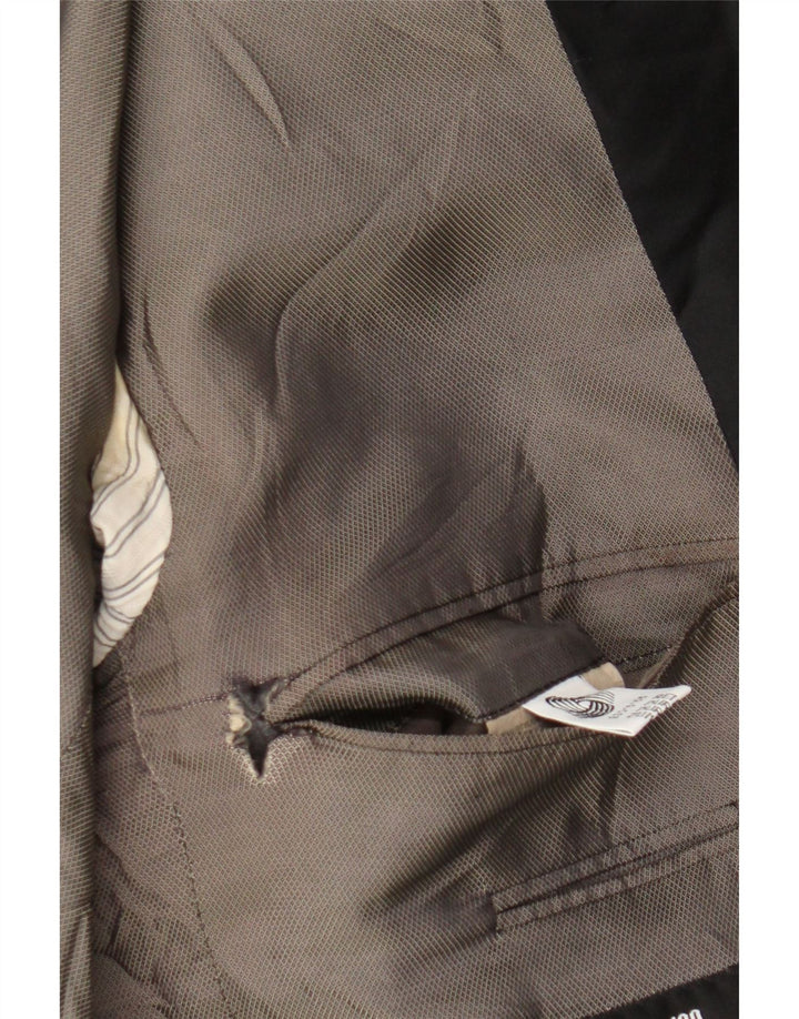 Hugo Boss Chaqueta tipo blazer con 1 botón para hombre IT 52 XL Lana negra