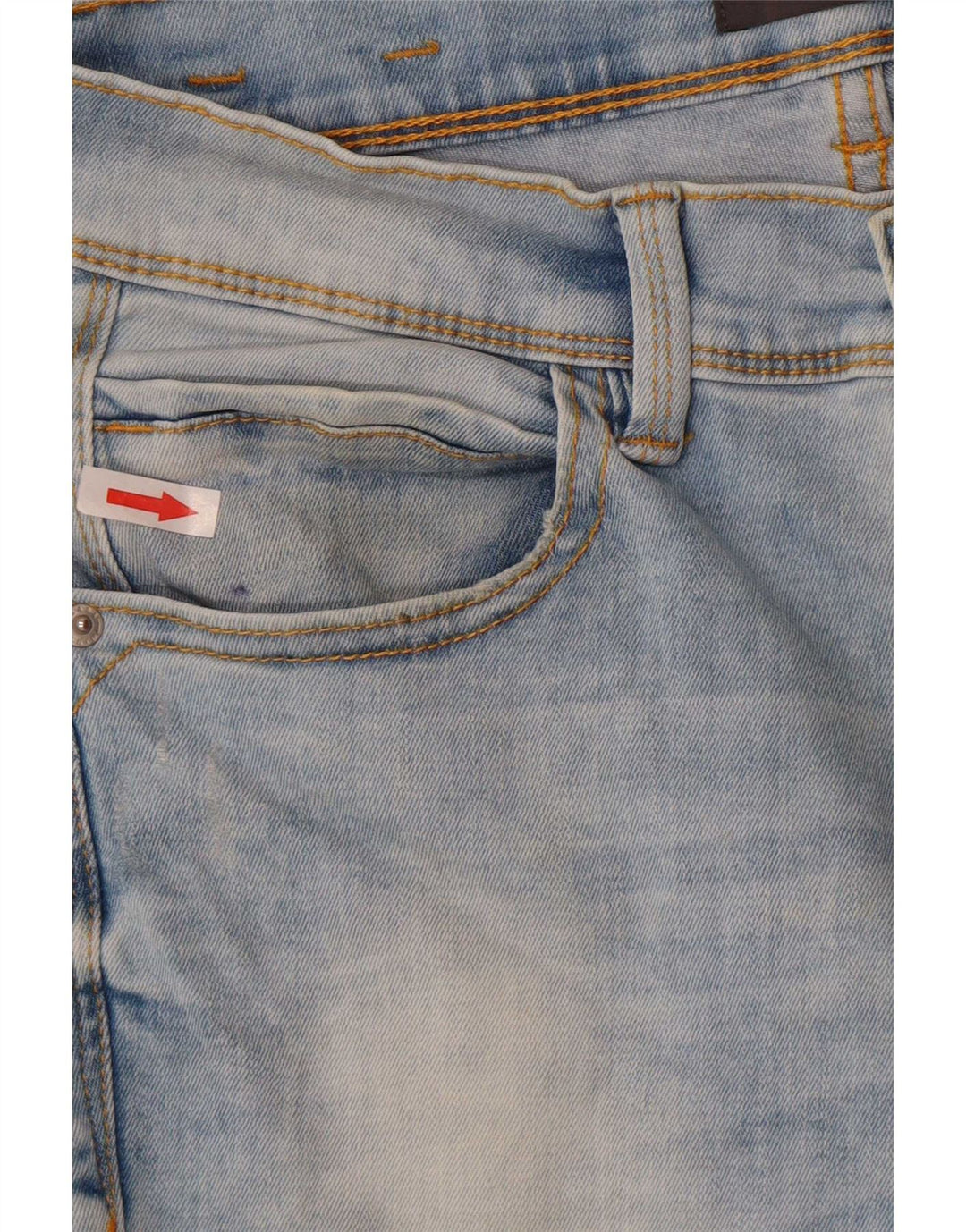 Zara Mens Slim Jeans EU 40 Medium W31 L26 Algodón Azul