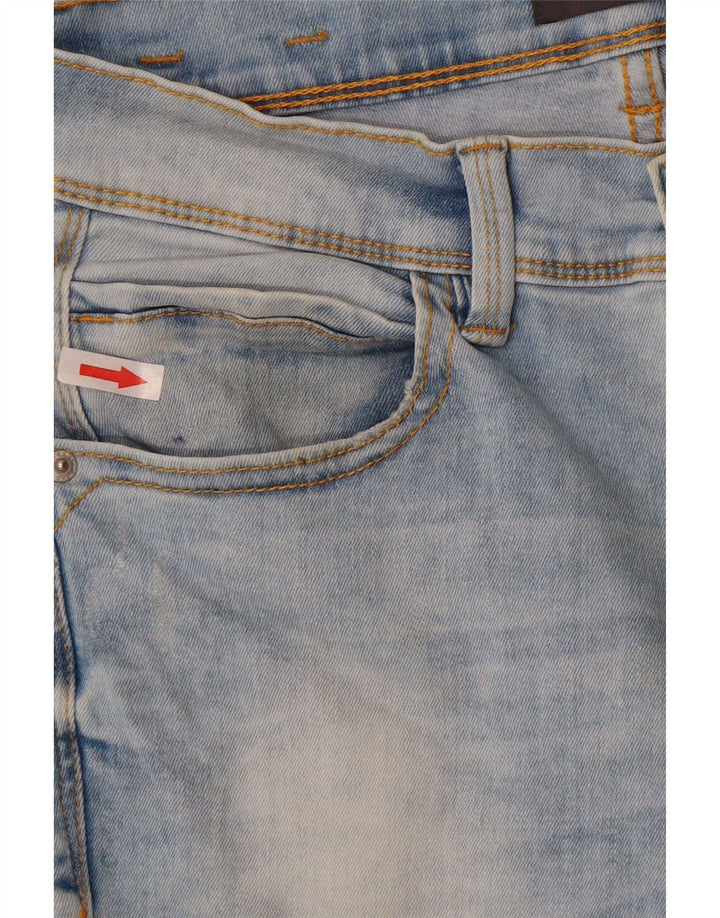 Zara Mens Slim Jeans EU 40 Medium W31 L26 Algodón Azul
