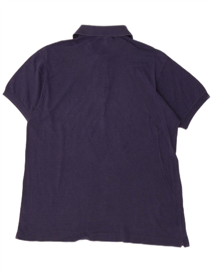 LACOSTE Polo para hombre talla 5 grande algodón azul marino