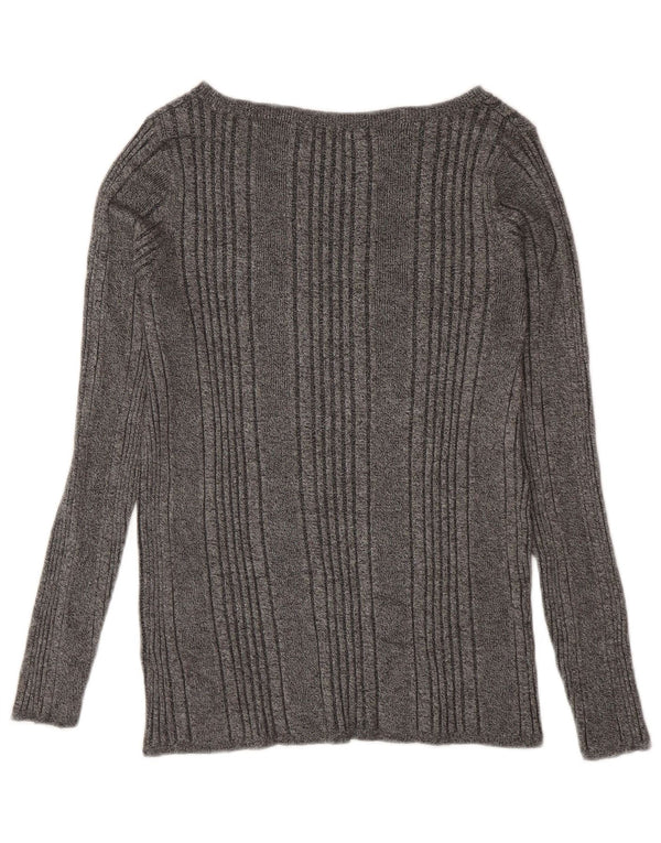 Marks & Spencer Top Mujer Manga Larga UK 40 XL Viscosa Gris
