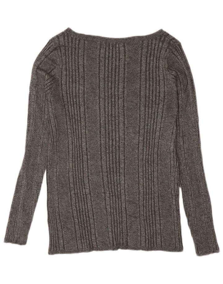 Marks & Spencer Top Mujer Manga Larga UK 40 XL Viscosa Gris