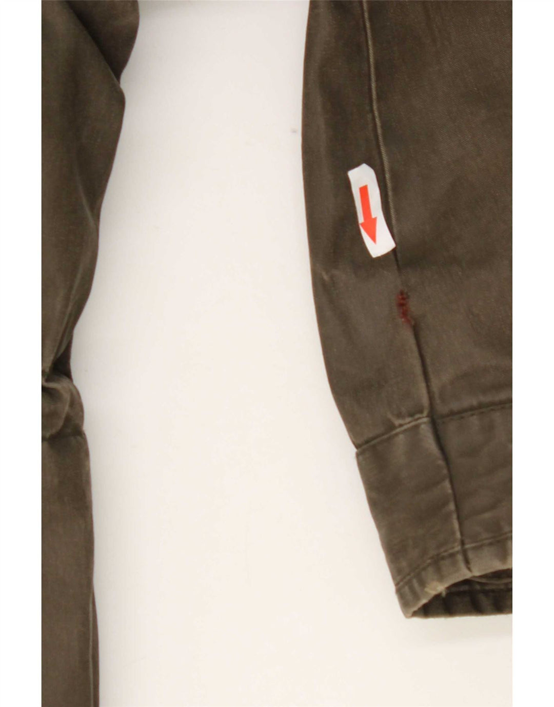 Superdry Parka con capucha para hombre, talla 40, poliéster caqui grande