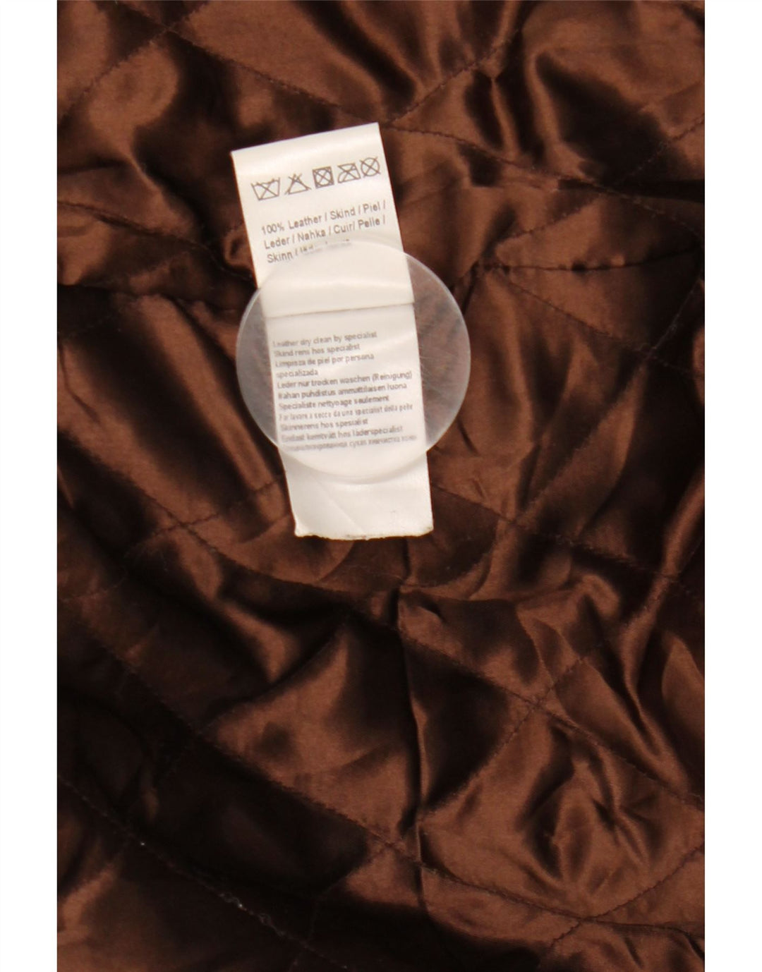 Vintage chaqueta de cuero para hombre Reino Unido 40 cuero marrón grande