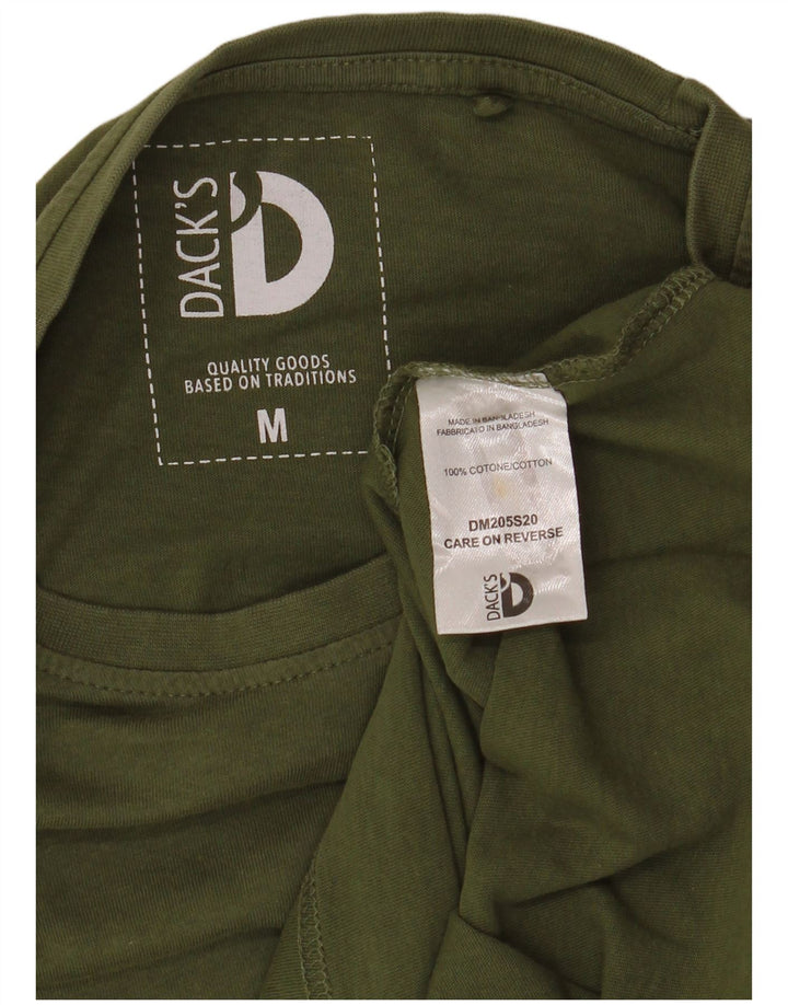 Dack's Camiseta gráfica para hombre Top Algodón caqui mediano