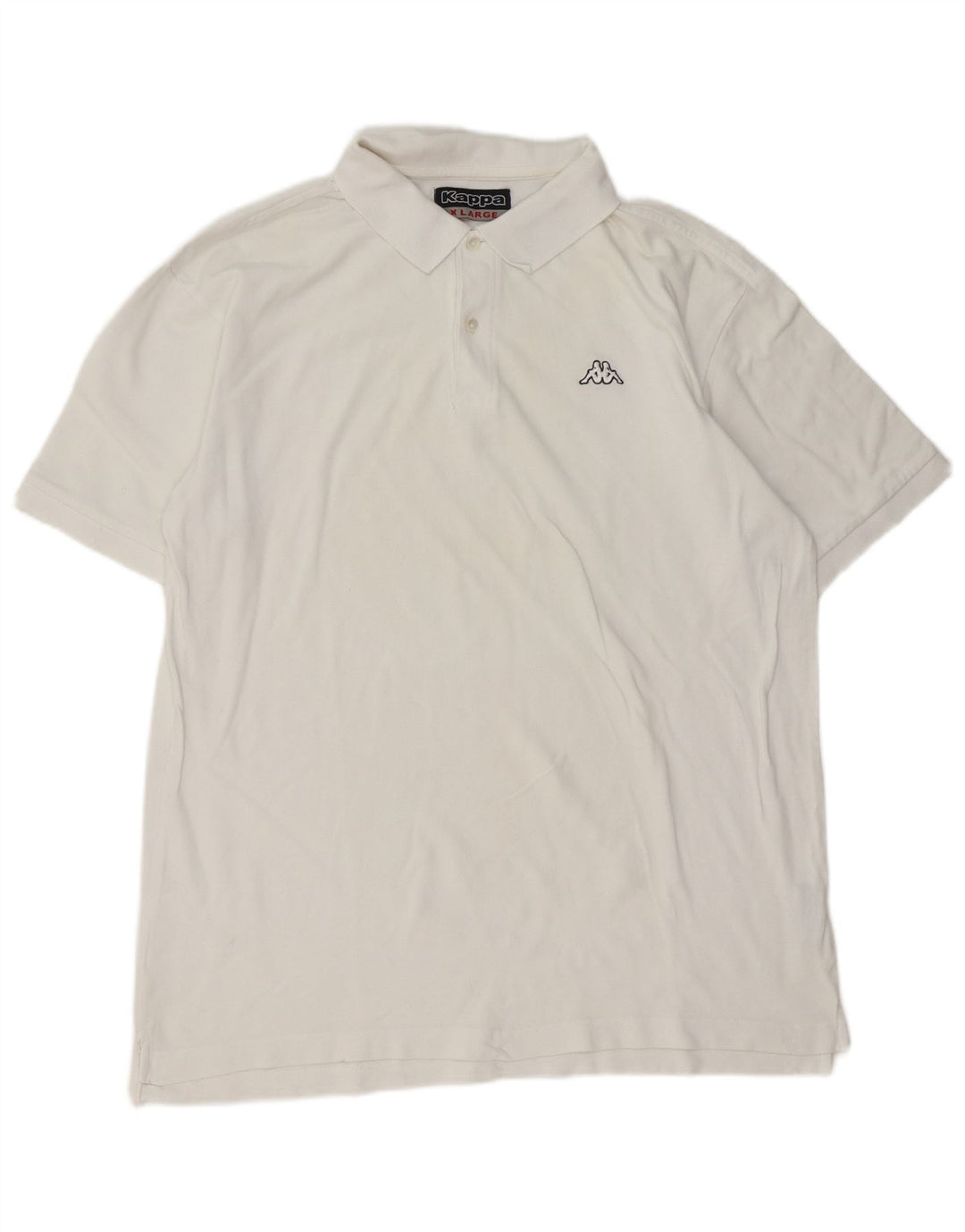 Kappa Polo Hombre XL Blanco Algodón