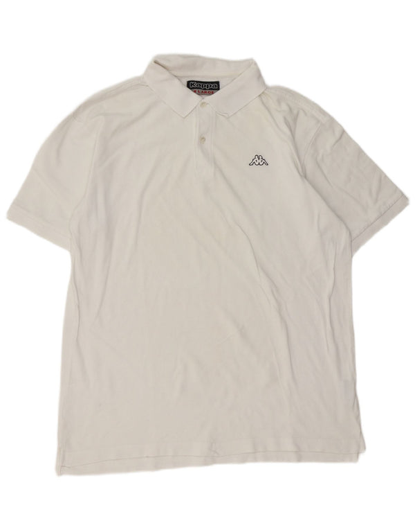 Kappa Polo Hombre XL Blanco Algodón