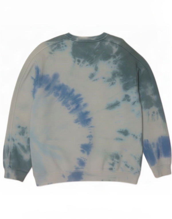 Zara Sudadera Niña Jersey 13-14 Años Algodón Tie Dye Azul