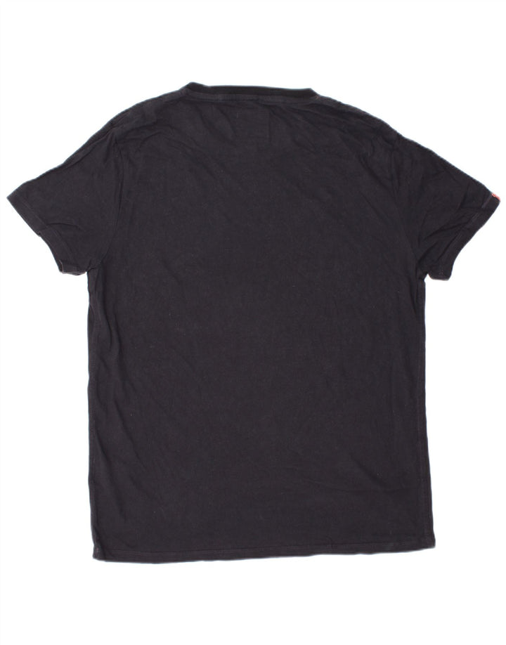 SUPERDRY Camiseta Hombre Top 2XL Azul Marino Algodón
