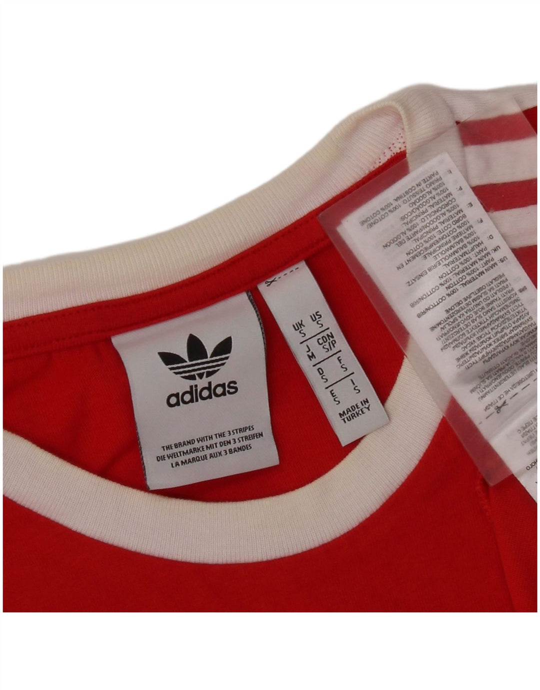 ADIDAS Camiseta Hombre Top Small Rojo Algodón