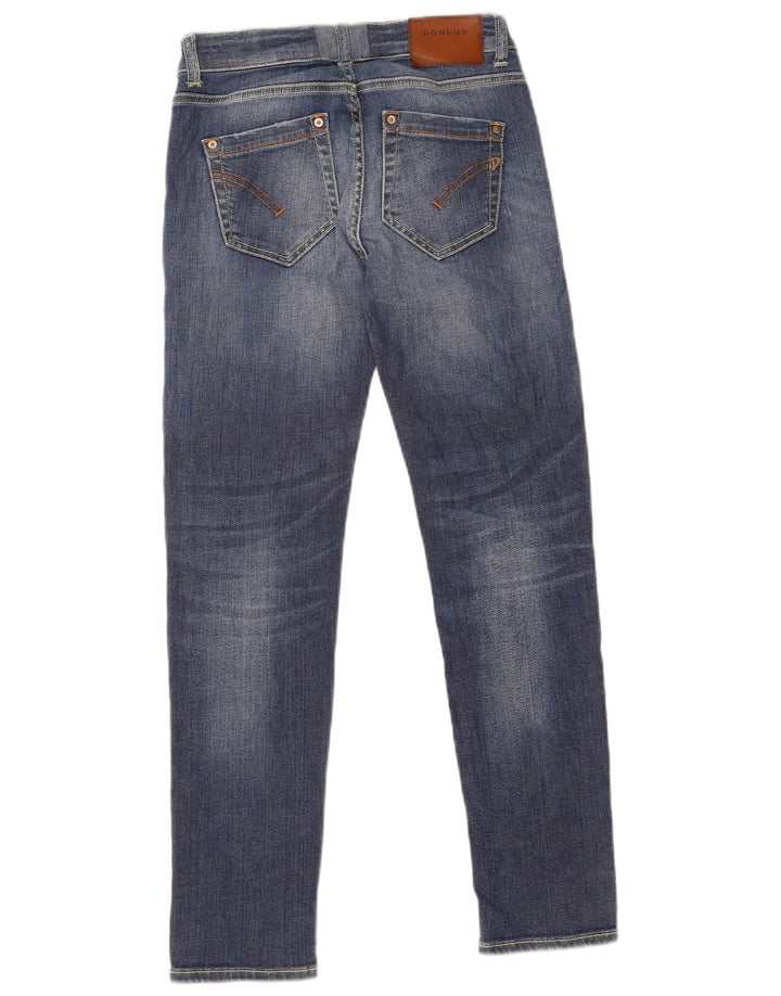 Vaqueros Dondup Mujer Monroe Slim W29 L28 Algodón Azul