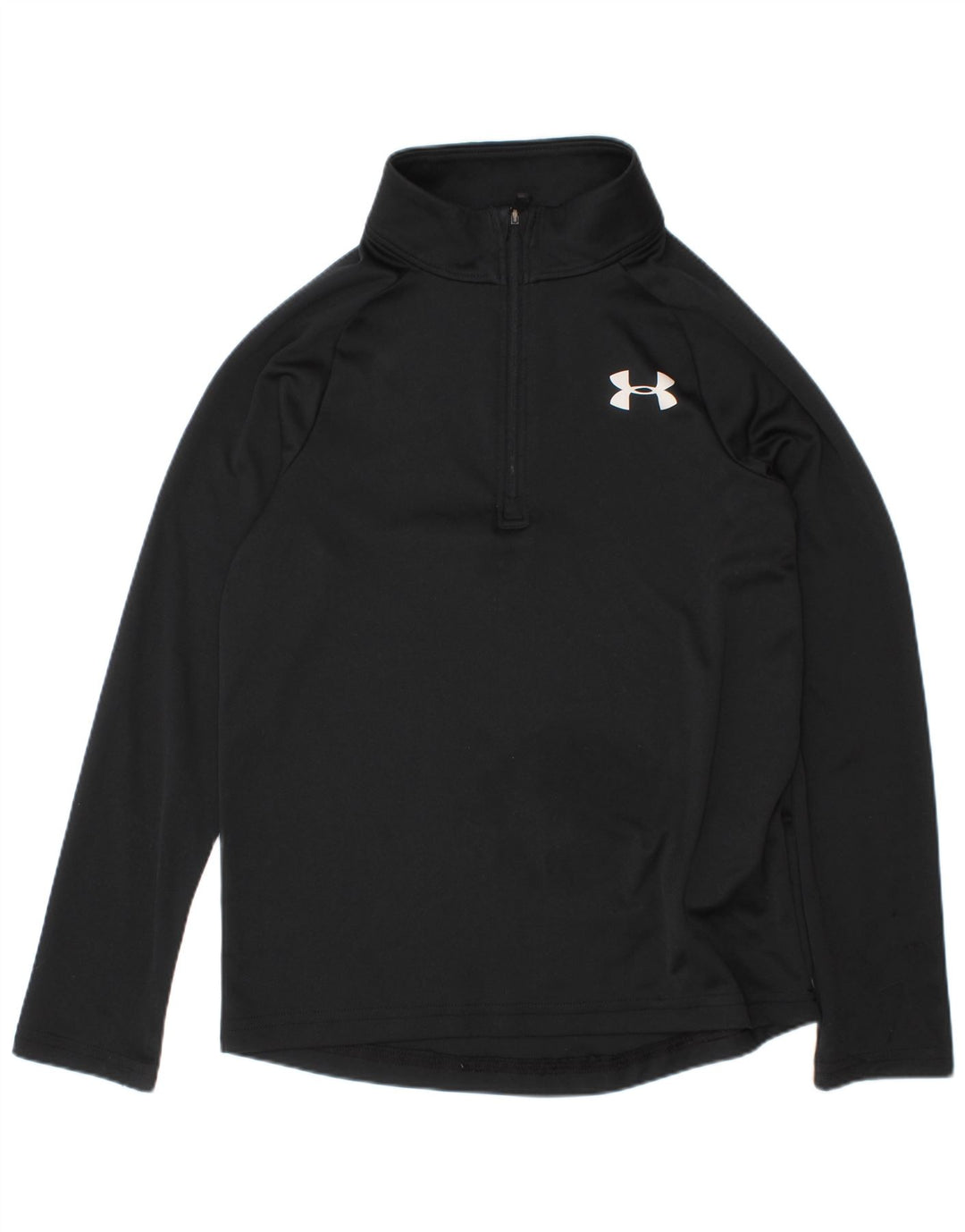 UNDER ARMOUR Chicos Heat Gear Jersey Chándal Top 7-8 años Pequeño Negro