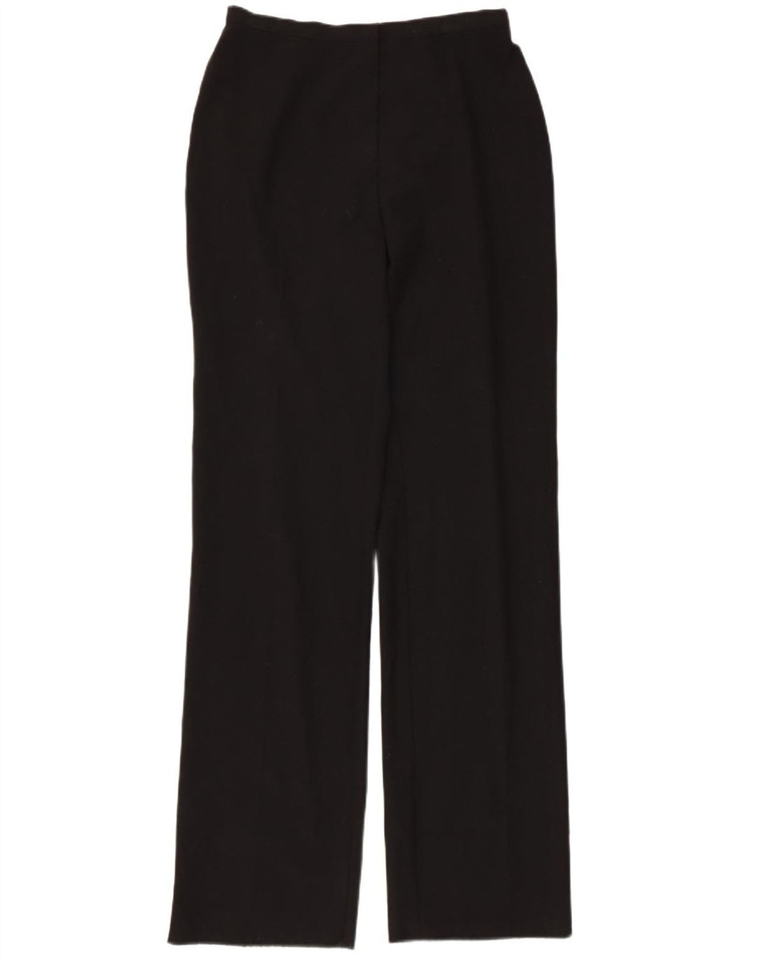 CALLE. BERNARD Pantalones informales rectos de cintura alta para mujer W28 L35 Negro