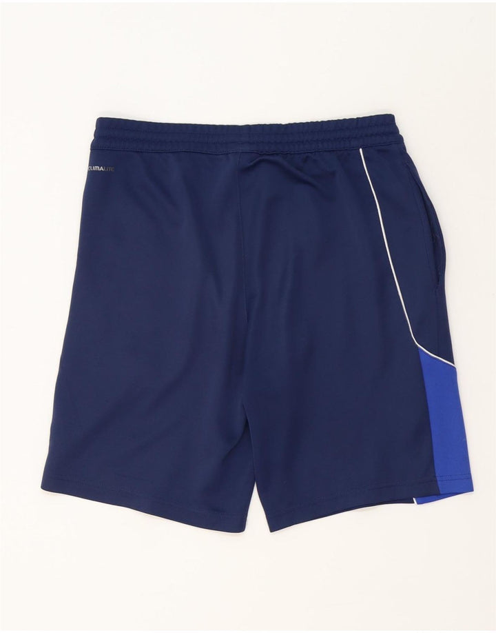 Adidas Mens Climalite Sport Shorts Pequeño Azul Marino Colorblock Poliéster