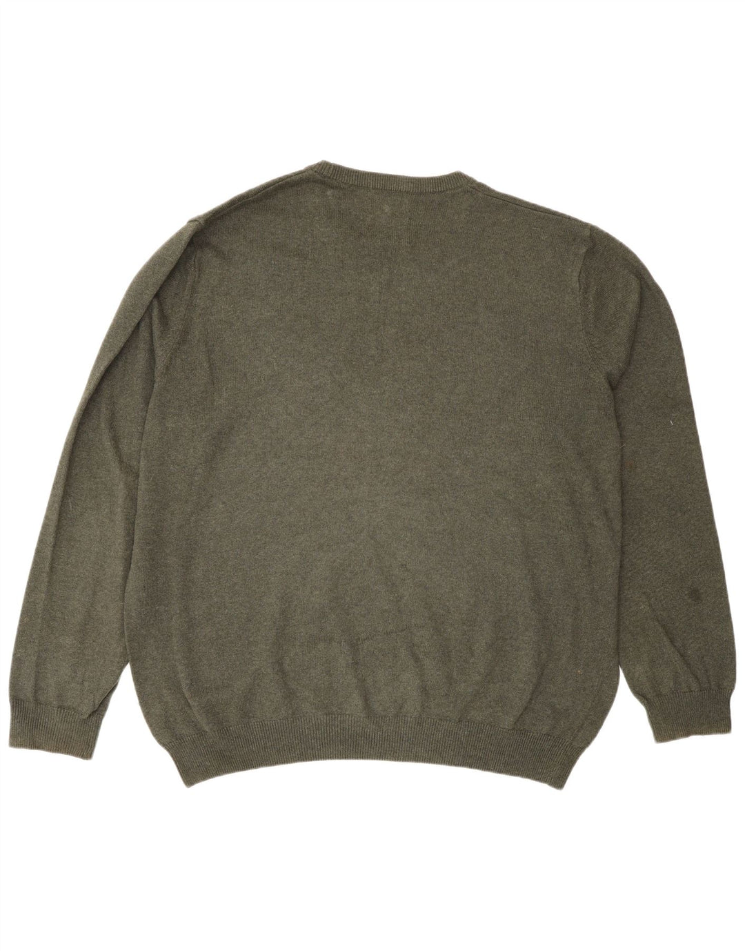 Marks & Spencer - Jersey de cuello redondo para hombre, talla 2XL, algodón verde