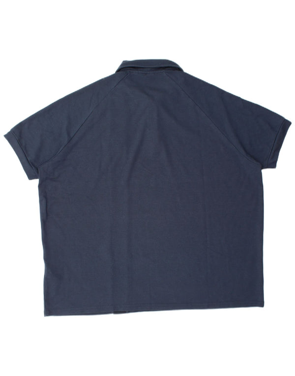LYLE & SCOTT Polo para hombre 2XL Azul marino Viscosa