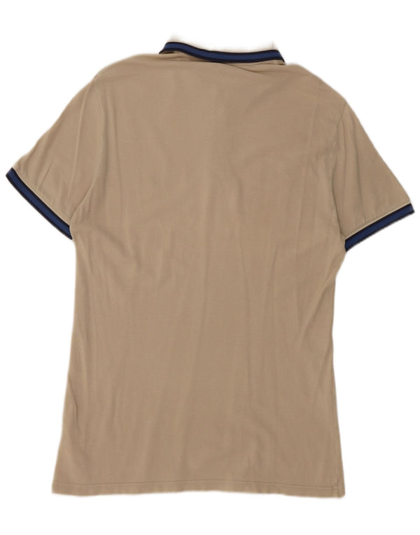 Brooksfield Polo para hombre IT 50 Algodón color block beige medio