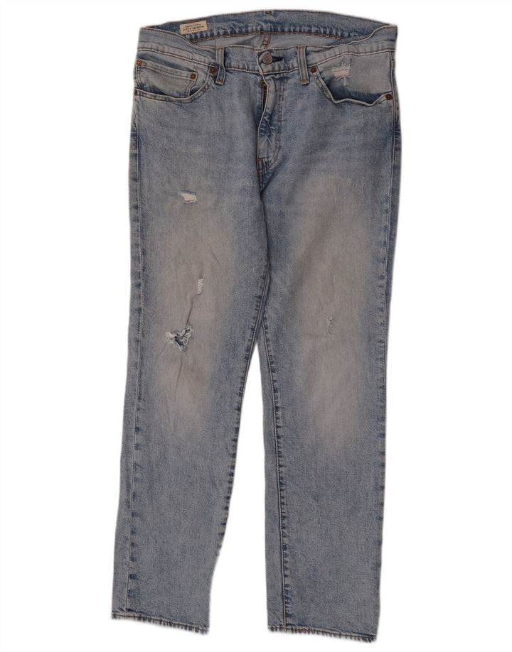 Levi's Hombre 511 Slim Jeans W34 L30 Algodón Azul