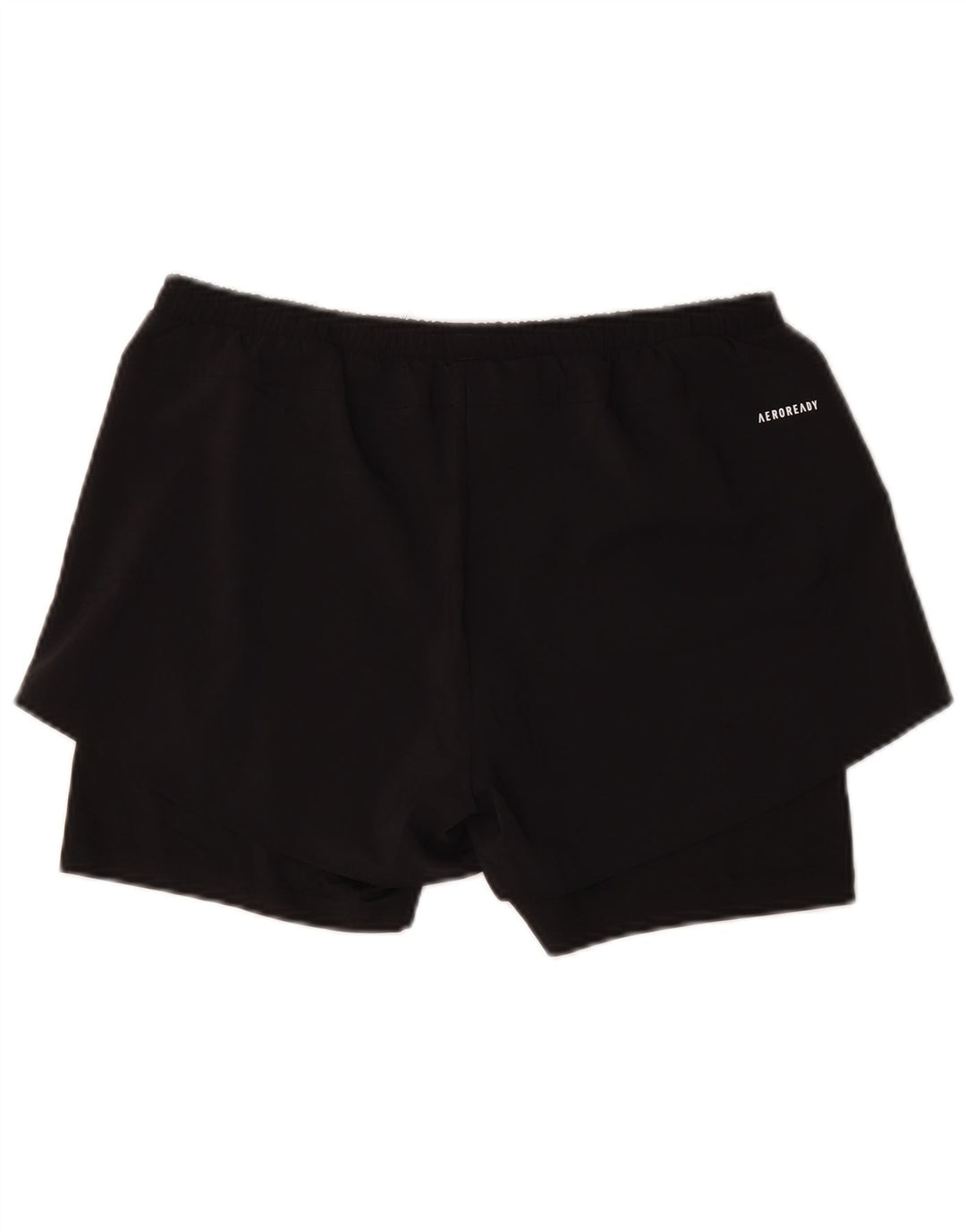 Adidas Pantalones cortos deportivos para mujer UK 12/14 Mediano Negro Poliéster