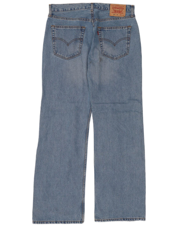 Levi's Hombre 527 Vaqueros Bootcut W34 L32 Algodón Azul