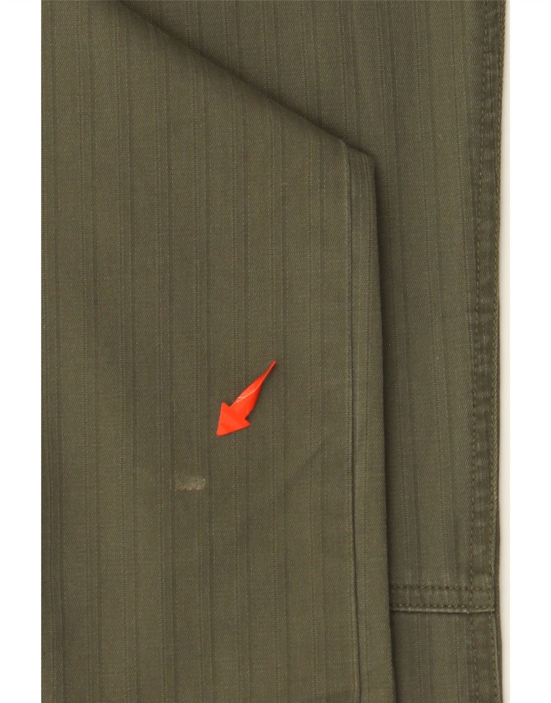 COLUMBIA Pantalones casuales rectos para mujer US 12 Large W34 L31 Caqui Rayas