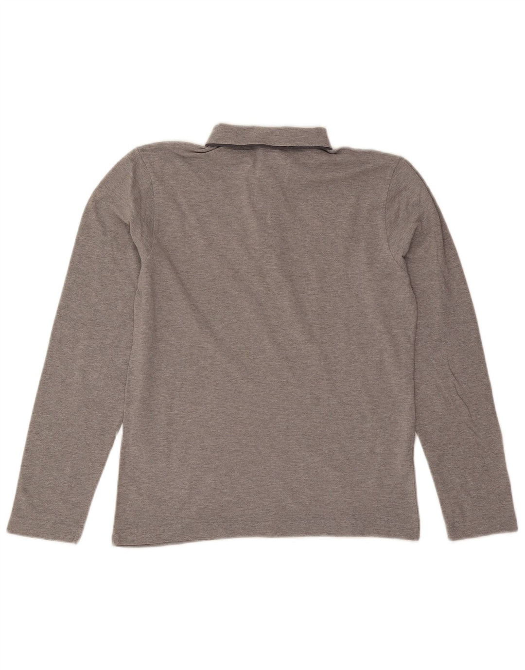 Calvin Klein Polo de manga larga para hombre pequeño gris