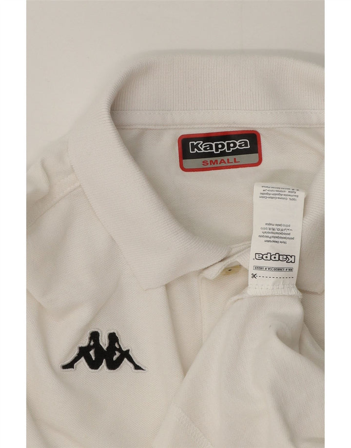 Kappa Polo Hombre Small Blanco Algodón
