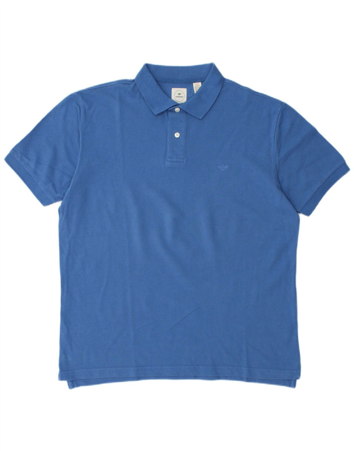 DOCKERS Polo Hombre Algodón Azul Grande