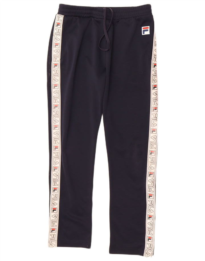 Fila Hombre Pantalones De Chándal Gráfico Medium Azul Marino Colorblock