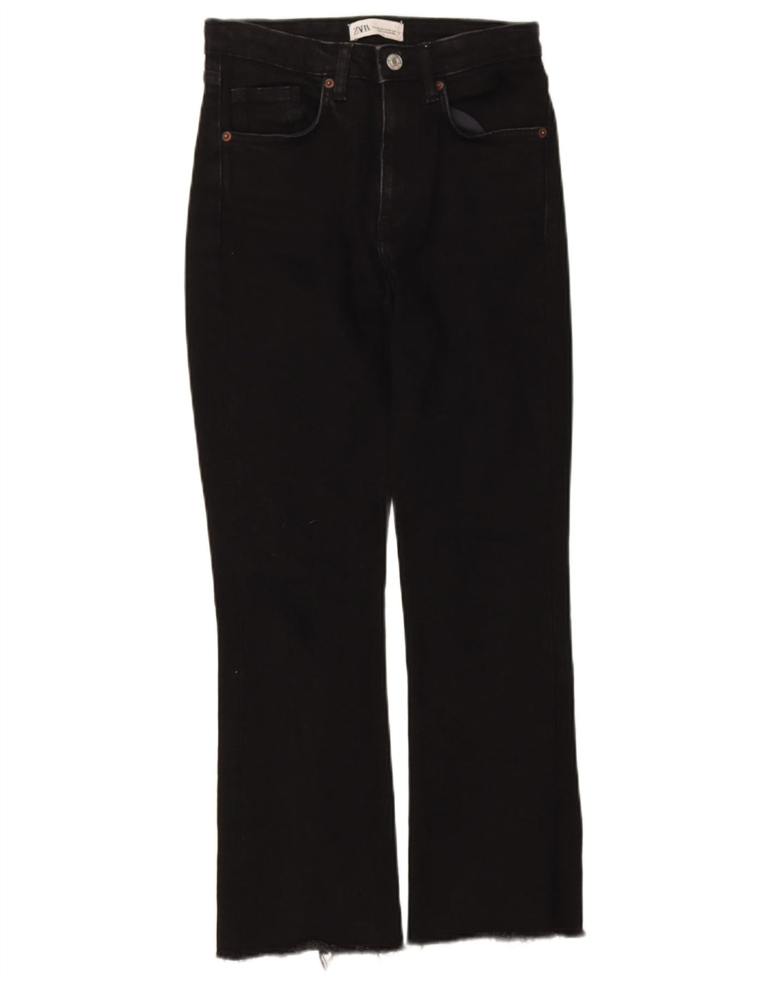 Zara Vaqueros Bootcut Mujer EU 34 2XS W24 L26 Negro