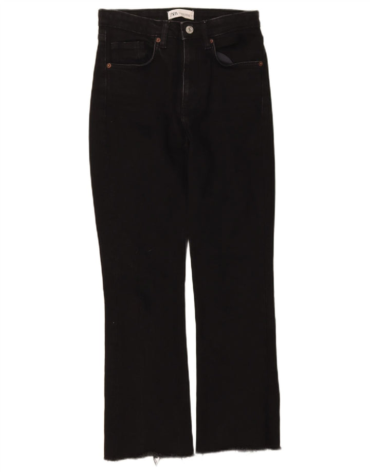 Zara Vaqueros Bootcut Mujer EU 34 2XS W24 L26 Negro