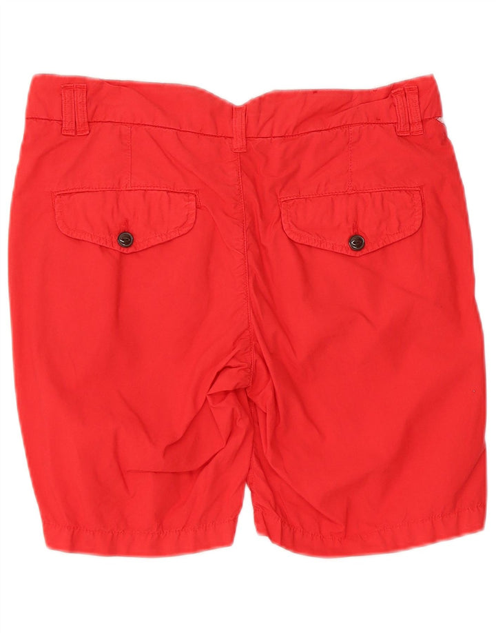 Franklin & Marshall - Pantalones cortos casuales para mujer W27 pequeño rojo