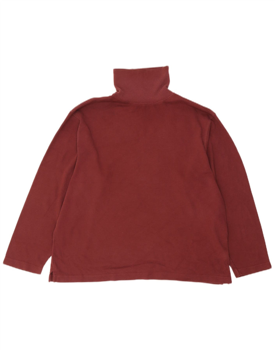 Marks & Spencer Top extragrande de manga larga para mujer UK 46 Large Borgoña