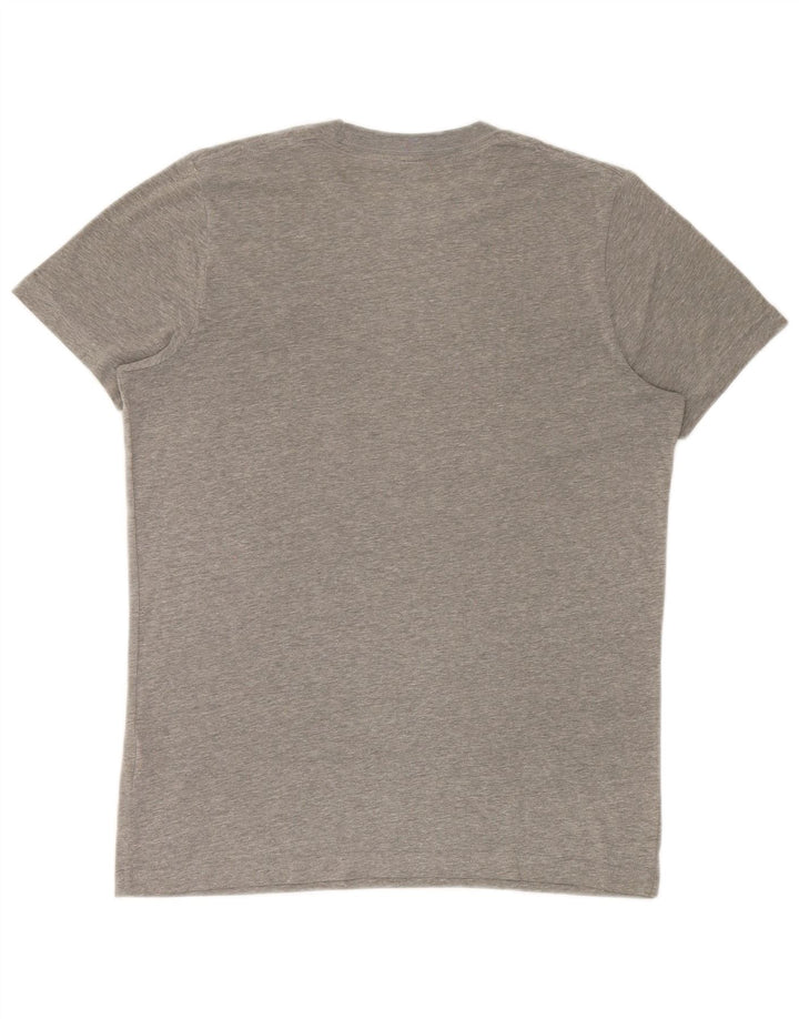 Camiseta Hollister para hombre Top grande de algodón moteado gris
