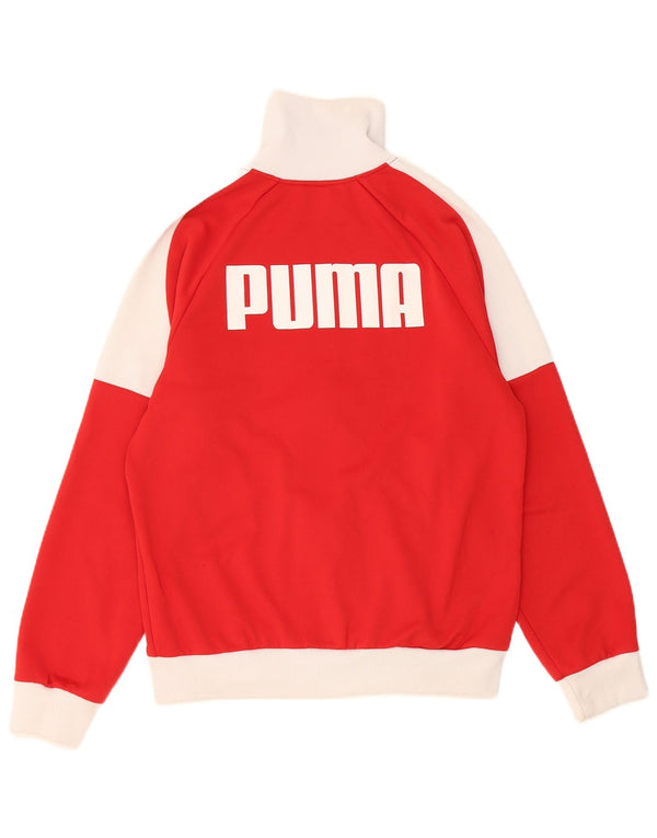 Puma - Chaqueta de chándal gráfica para niña, 15-16 años, color rojo