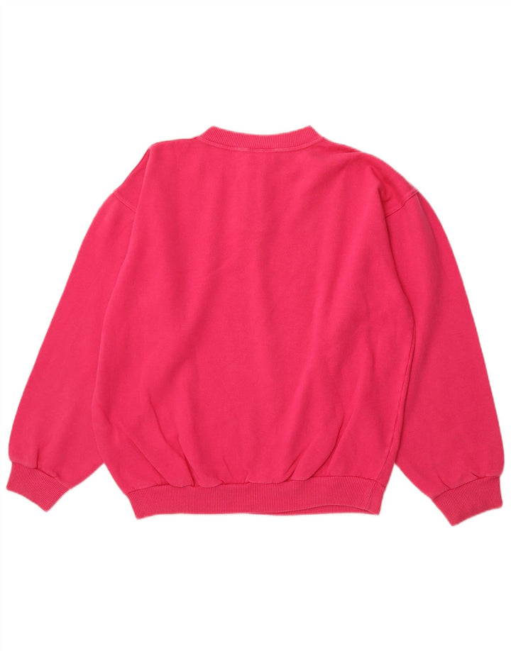 CROWN Sudadera Jumper para Hombre Algodón Rosa Medio