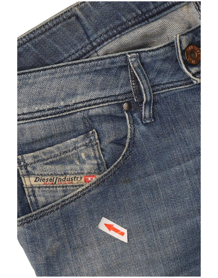 DIESEL Vaqueros Nevy Slim W30 L27 Azul Algodón Mujer