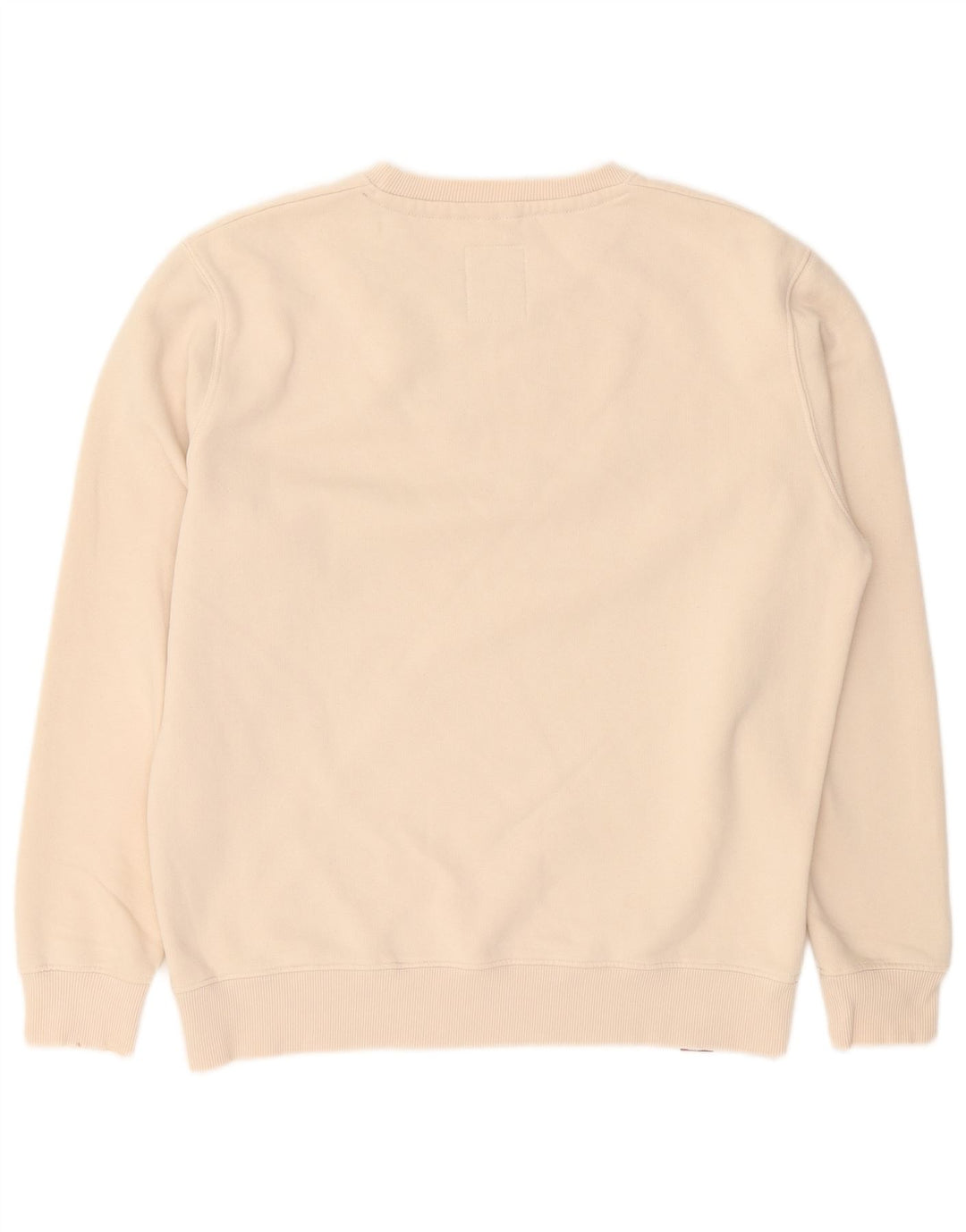 Alpha Industries Hombre Sudadera Gráfica Jumper Algodón Beige Medio