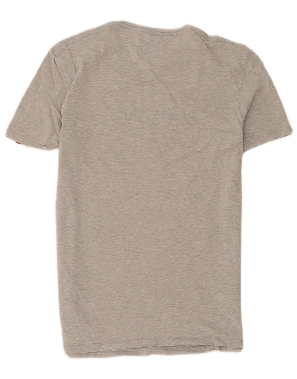 Levi's Camiseta para hombre Top Small de algodón moteado gris