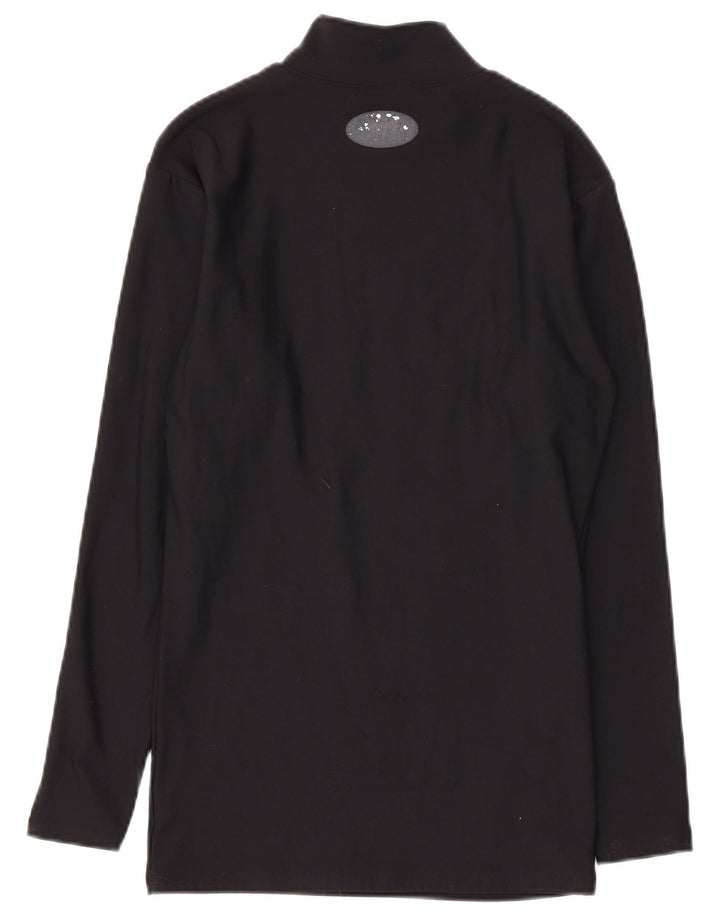 Under Armour Camiseta de manga larga para mujer UK 10 Small Black Nylon