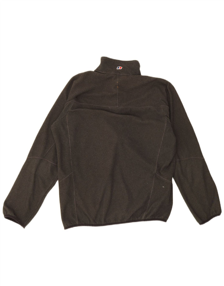Berghaus Hombre Jersey De Forro Polar Con Cremallera Y Cuello Grande Poliéster Moteado Verde